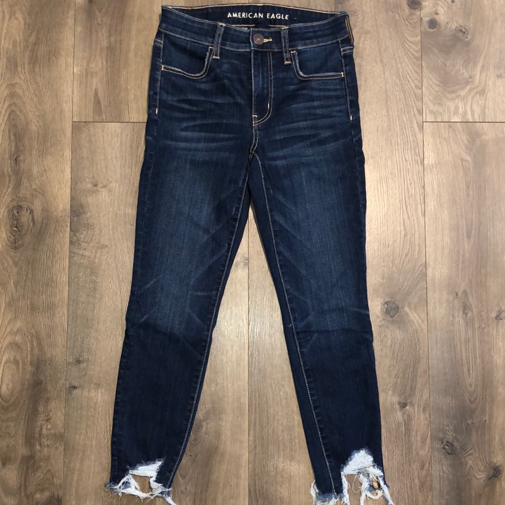 American Eagle High Rise Jegging Crop